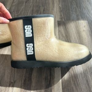 Clear Classic Shearling UGGs Size 37 EU/7 Womens/5Y